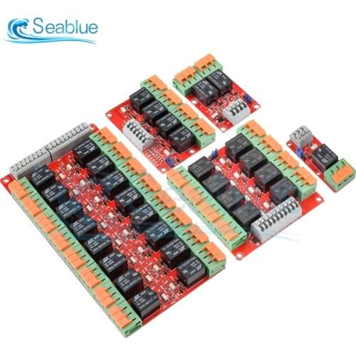 Relay Module 1/2/4/8/16 Channel High/Low Level Delay Relay Adjustable Disconnect Control Module AC 125V/20A DC 14V/20A 5V