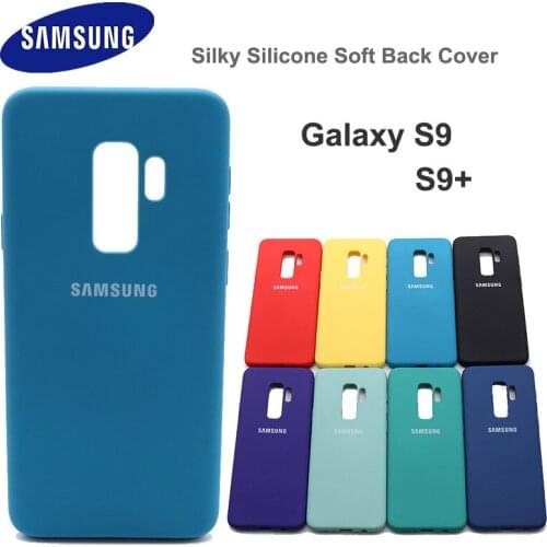 For Samsung S9/S9+ Liquid Silicone Case Silky Silicone Soft Back Cover Samsung Galaxy S9/S9 Plus Case Protection Cover