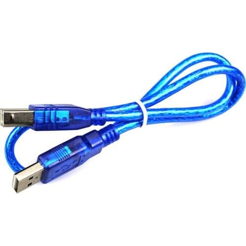 10pcs/lot 50cm USB Cable Special for Arduino MCU Uno R3 Mega 2560 Also for Printer