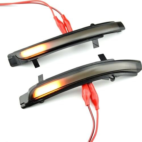 2 pieces For Skoda Octavia 2009-2013 SUPERB 2008-2014 Dynamic LED Turn Signal Blinker Sequential Indicator Mirror Flasher Light