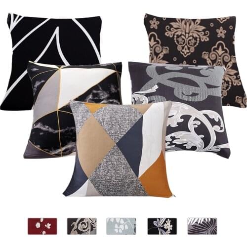 2PC Printed Cushion Cover Sofa Pillowcases for Sofa Cushion Covers Decorative 45*45cm Flower Couch Covers