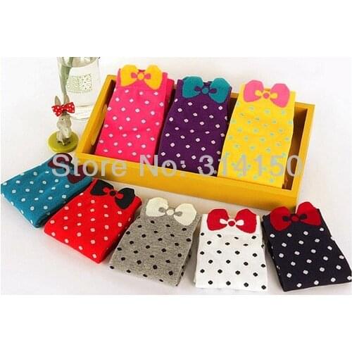 5Pairs-Baby Girl Socks Children Pure Cotton No Heel Socks Girls Casual Warm Joker Cotton Socks Middle Tube