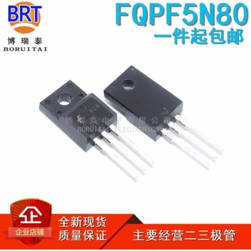 5pcs/lot FQP5N80 TO-220 FQP5N80C TO220 5N80 FQPF5N80 FQPF5N80C P5NK80Z P5NK80ZFP TO-220F