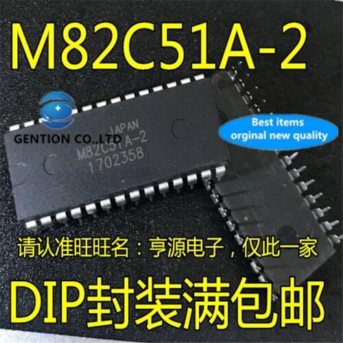 5Pcs M82C51A-2 MSM82C51A-2RS DIP-28 transceiver in stock 100% new and original