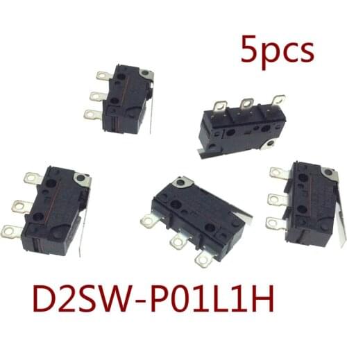 5pcs original for OMRON D2SW-P01L1H waterproof micro switch with straight pole limit switch for Skoda Octavia gearbox
