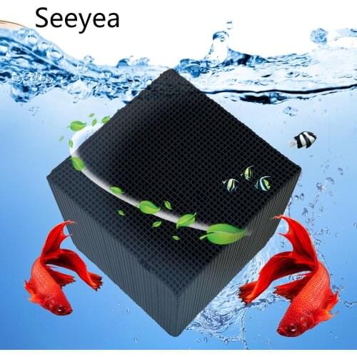 Aquarium Fish Tank Filter Fast Water Purification Containing Activated Carbon Adsorption Impurities Water Cube Filter Material