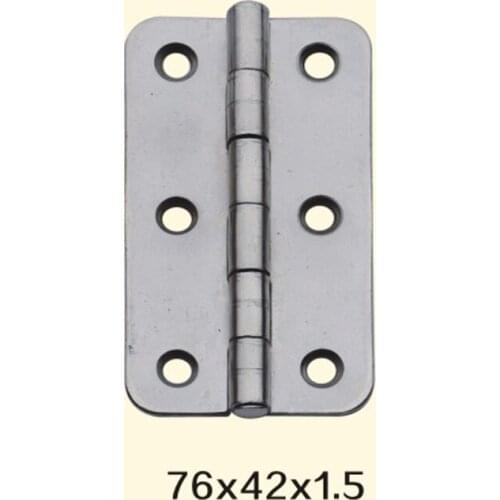 Freeshipping 76*42*1.5mm Iron Metal Hinge Sewing Machine Folding Table Furniture Flip Tray Hinges Big Door Hinges