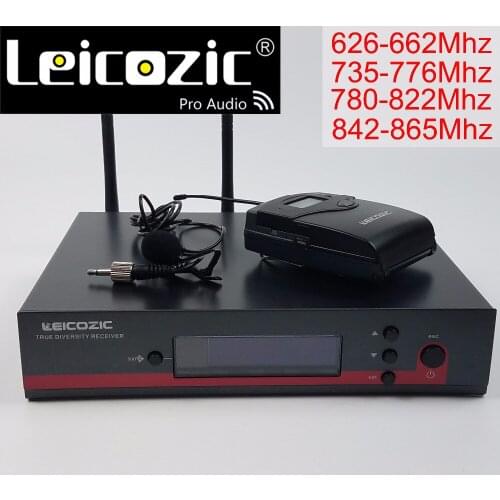 Leicozic UHF wireless microfone lavalier microfon professional UHF 135G3 100G3 g3 U brand microphone system true diversity mic