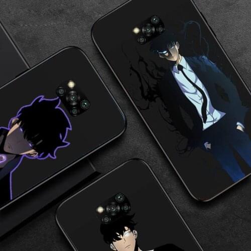 Solo Leveling Sung Jin Phone Case For Xiaomi Mi Redmi Note 7 8 9 pro 8T 9T 9S 9A 10 Lite pro