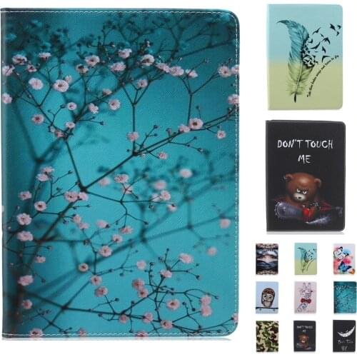 For Samsung Tab A 8.0 T350 T351 giraffe Print Pu Leather Case Stand Cover For Samsung Tab A 8.0 T355 SM-T350 8'' Tablet Cover #R