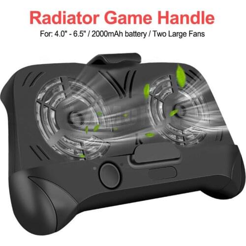 For PUBG Charging Holder Dual Fans Radiator Games Heat Sink Power Bank Gamepad Multifunction Mobile Phone Cooling USB Gamepad