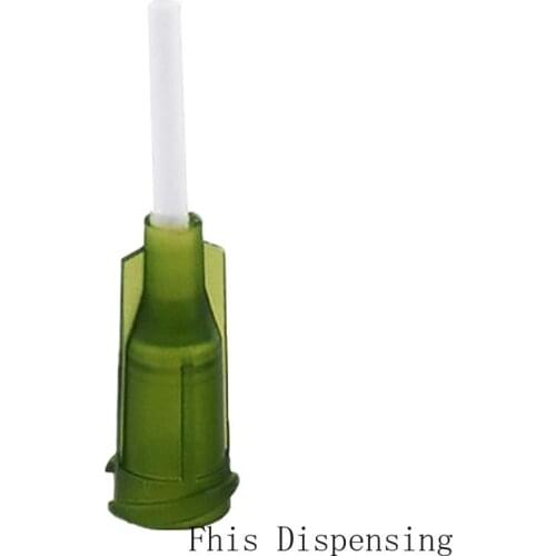 Glue Dispensing Needle Tube Length 12.7mm 0.5 Inch 14G PP Flexible Needle Pack of 20