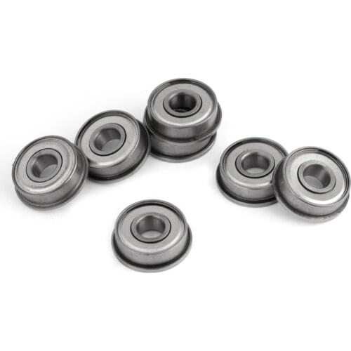 Double Shielded Steel Flanged Miniature Ball Bearings Steel 8x22x7mm 10pcs/lot F608ZZ