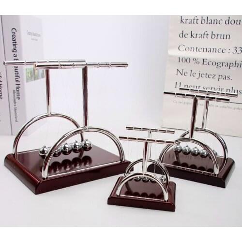 Newton Cradle Balance Steel Balls School Teaching Supplies Physics Science Pendulum Desk Toy Gifts Home Decoration Accessories