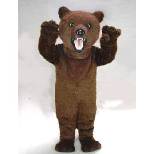 Brown Bear Mascot Costume Suits Cosplay Party Game Fancy Dress Outfits Advertising Promotion Carnival Halloween Xmas Adults Size
