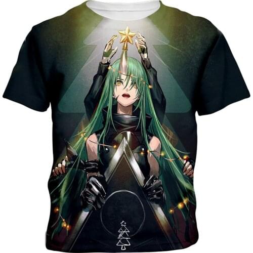 2021 Hot Sale Arknights Men/women New Fashion Cool 3D Printed T-shirts Harajuku Casual Style T Shirt Streetwear Tops