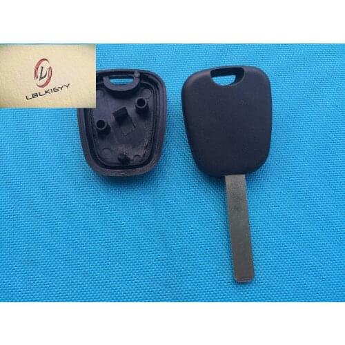 20pcs/Lot New Replacement Key Case For Peugeot 207 307 308 807 Expert Transponder Key Blank Shell VA2 Uncut Blade No Groove