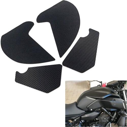 Motorcycle Anti-Heated Gas Tank Side Traction Knee Protector Anti Slip Pad For Yamaha MT07 MT-07 MT 07 2018-2019