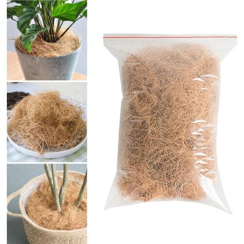 500g Decorative Coconut Husk Fiber Orchids Bird Nest Maintain Soil Temp PH-Balanced Garden Planting Supplies