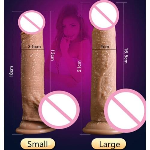 Realistic Remote Control Huge Dildo Suction Cup Strapon Artificial Penis Dick Masturbator Dildo Vibrator Sex Toys For Women