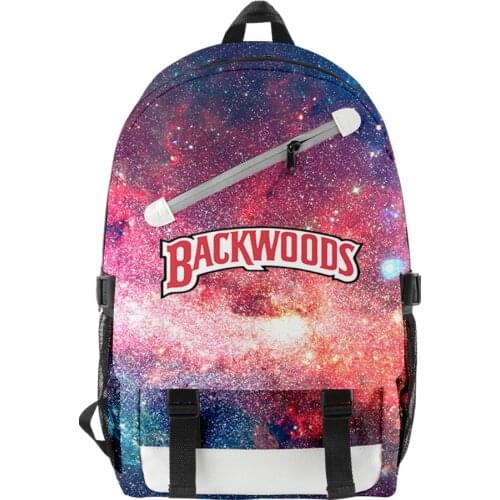 3Dprint BACKWOODS Cigar Starry Sky Men And Women School Bag Travel Bag Trend Christmas Gift Student Campus Backpack Computer Bag