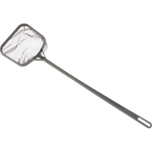 ABS Plastic Aquarium Shrimp Tetra Goldfish Fish Tank Landing Net Netting Scoop (Square Shape)