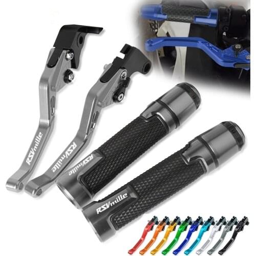 Brake Handle Clutch Levers Motorcycle Thruster Grip Handle Bar Cap End Plugs For APRILIA RSV MILLE 2004 2005 2006 2007 2008