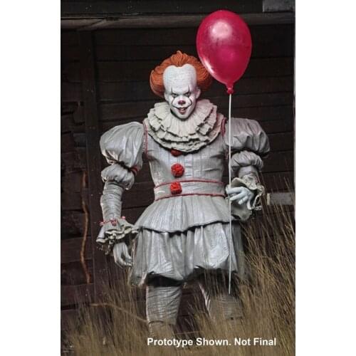 Tronzo Action Figure PVC NECA IT Pennywise Figure 18cm IT Clown Model Collection Decor For Halloween Gift For Boy Kids