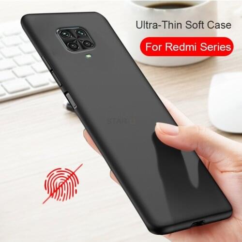 Ultra-thin Matte Silicone Phone Case For Xiaomi Redmi Note 9 8 10 Pro 7 7a 8t 9t 9s 9c Nfc 9a 9at 9T 6 5 Soft Tpu Back Cover