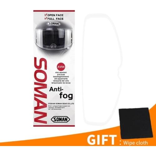 Winter Anti Fog motorcycle helmet Films Universal Clear Anti-Fog Patch Film High Clear for Visor Helmets Accessories