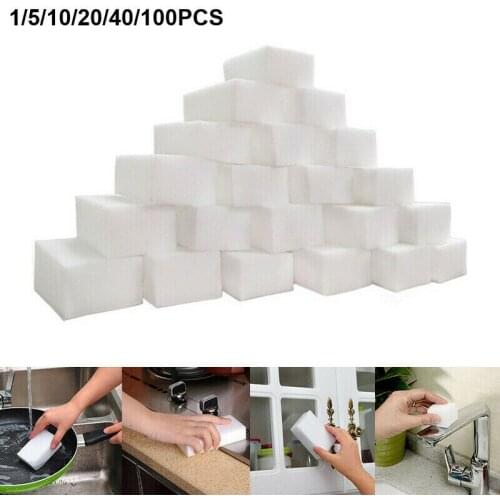 1pc 10x6x2cm White Melamine Sponge Magic Sponge Eraser For Kitchen Office Bathroom Clean Accessory Dish Cleaning Nano Tools New