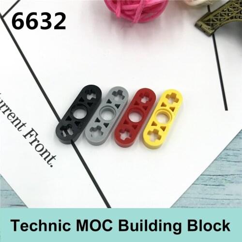 10PCS Technology Building Blocks Parts Compatible with Major Brand Technology Moc Parts 6632 1x3 Thin Gifts Toys