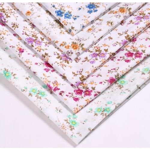 100*150cm Cotton Fabric Printed Clothes Sewing Quilted Fabrics For Dress Skirts Home Patchwork Embroidery DIY Handmade Material