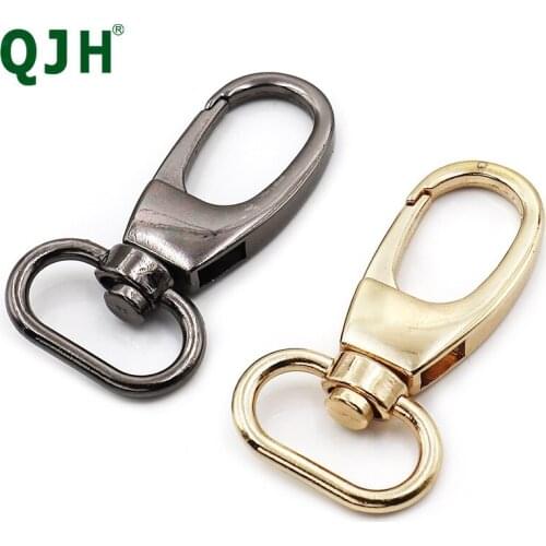 6pcs 20mm Metal Bag Strap Buckles Lobster Clasp Collar Carabiner Snap Hook Handbag DIY KeyChain Bag Part Accessories Snap Hooks