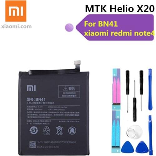 Xiaomi original replacement mobile phone battery for Xiaomi Redmi Note 4X / Note 4 global Snapdragon 625 / MTK Helio X20 battery