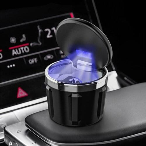 Car Ashtray Cenicero Ash Tray Coche Creativos Portatil Cigar Anti Humo Iqos Home Con Tapa Outdoor Sin Luxury Interior Led