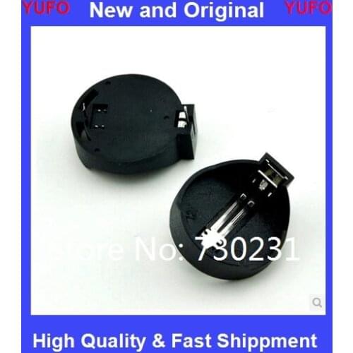 Free Shipping 100PCS Battery Button Cell Holder Socket Case CR2032 cr2032 battery holder 2032