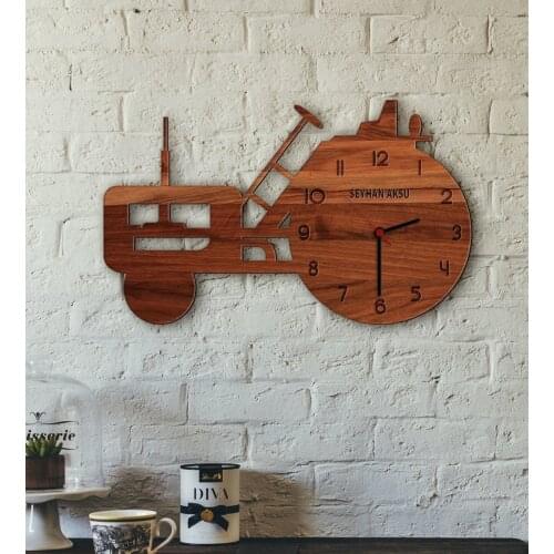 Personalised Tractor Design Wooden Wall Saati-2