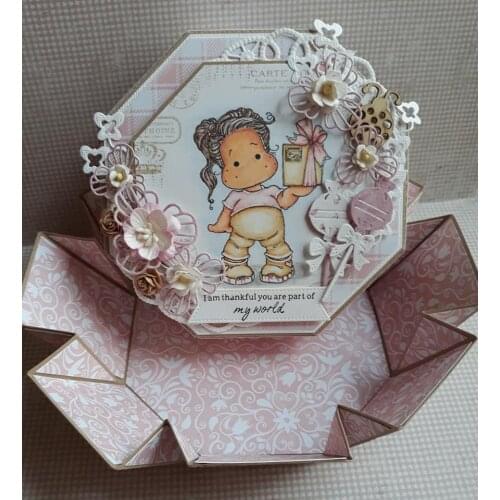 KLJUYP Gift Box Party Metal Cutting Dies Scrapbook Paper Craft Decoration dies scrapbooking