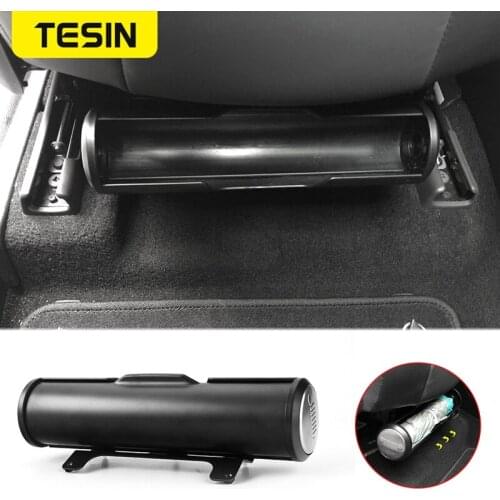 TESIN Stowing Tidying For Jeep Cherokee 2014+ Car Seat Umbrella Storage Box Bucket Organize Accessories For Jeep Cherokee 2014