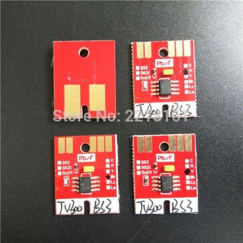 Large format printer Mimaki CJV150 permanent chip for Mimaki CJV150-160 CJV300 SS21 BS3 ink cartridge chip CMYK 4pcs/lot