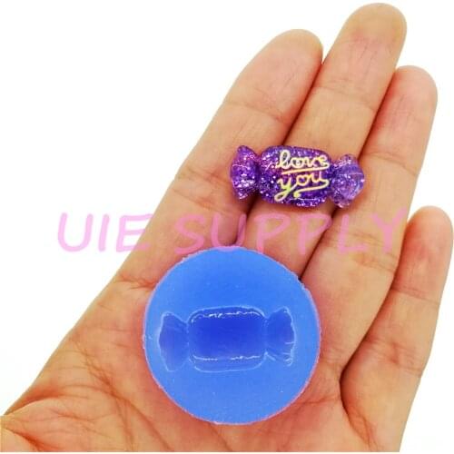 KYL216U 25.8mm x 15.5mm LOVE YOU Candy Silicone Mold Fondant Cake Decoration Chocolate Resin Clay Craft Earrings Necklace Making