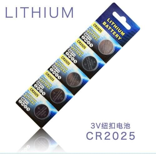 High quality 3V Lithium Coin Cells Button Battery ECR2025 CR2025 KCR2025 3D glass battery Car remote control key battery 50pcs