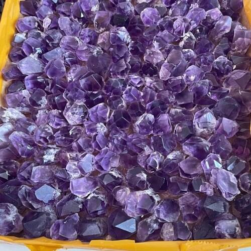 Natural Amethyst Raw Crystal Deep Purple Rough Specimen Healing Minerals Points