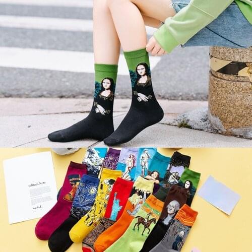 European and American Style Mens and Womens Tube Socks, Cotton Socks, Fashion Socks, Street Couple Personality Socks