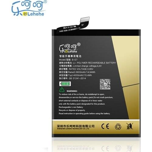New LEHEHE Battery for VIVO NEX Rear Fingerprint Unlock 4000mAh B-E7 SmartPhone Replacement Batteries with Tools Gifts