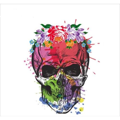 The new flower head color T-shirt pattern heat transfer heat transfer printing film cartoon PET hot paper