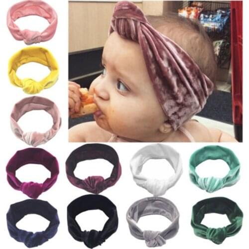 Pudcoco Fast Shipping New Fashion Kids Girls Turban Knotted Headband Hair Band Accessories Headwear