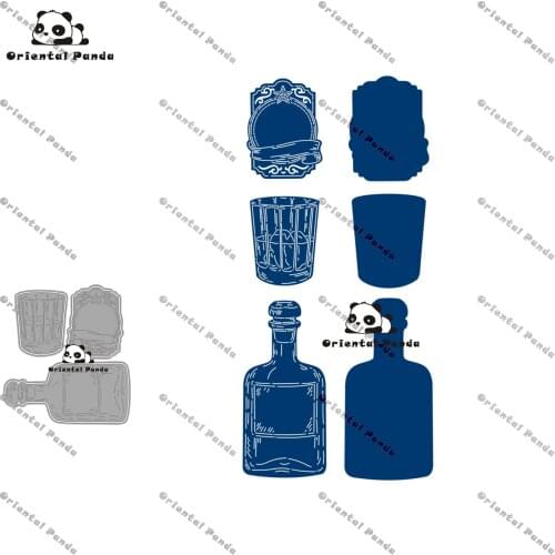 New Dies 2020 Camper Van Metal Wine and glasses Dies diy Die photo album cutting die Scg new die for cuttinrapbooking 2021 new