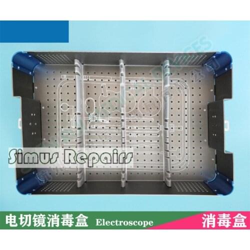Resectoscope Equipment Aluminum Alloy Equipment Sterilization Box High Temperature Sterilization